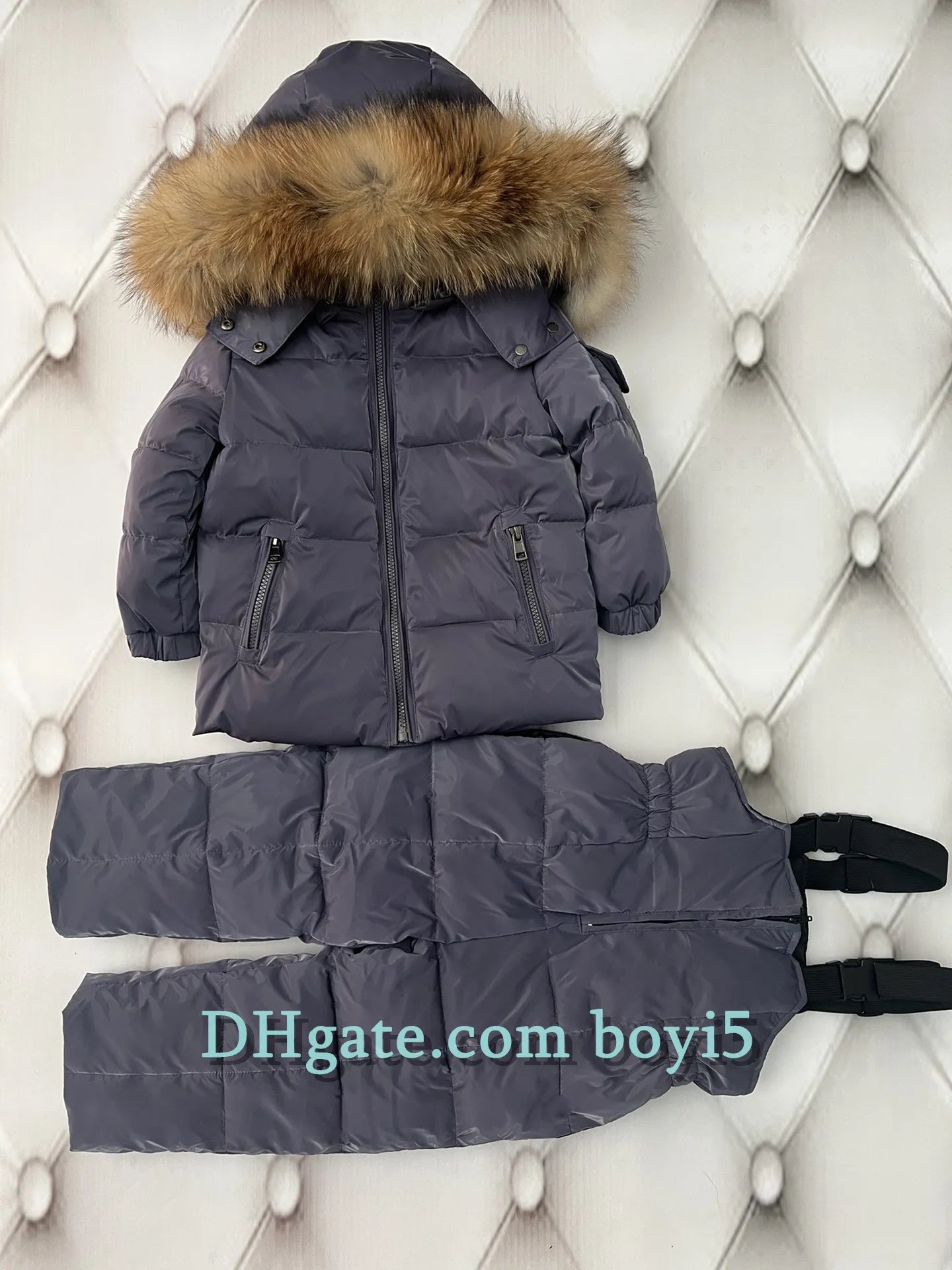 Down coat childrens jacket baby boys clothing Winter outwear keep warm puffer jackets kids fur collar hooded outerwear coats for boy girls clothes Christmas gift