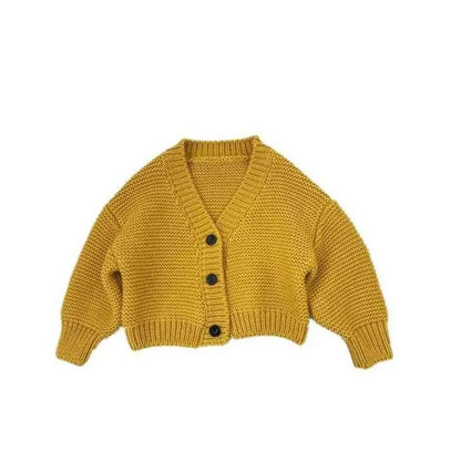 Cardigan Childrens Wear Spring And Autumn Boys Girls Sweater Coat Korean Kids Single-Breasted Outwear 211106 Drop Delivery Baby, Mater Otihv