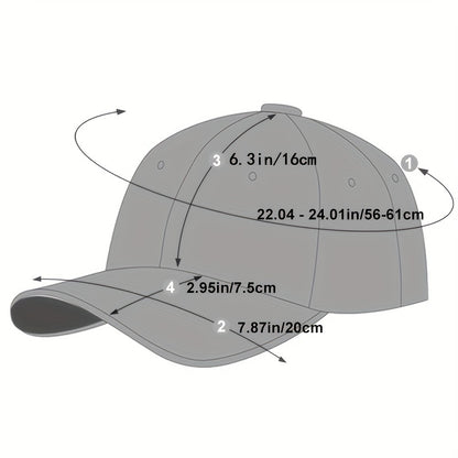 Premium Mens PU Leather Baseball Cap - Durable & Stylish - Versatile Fashion Accessory for Everyday Wear