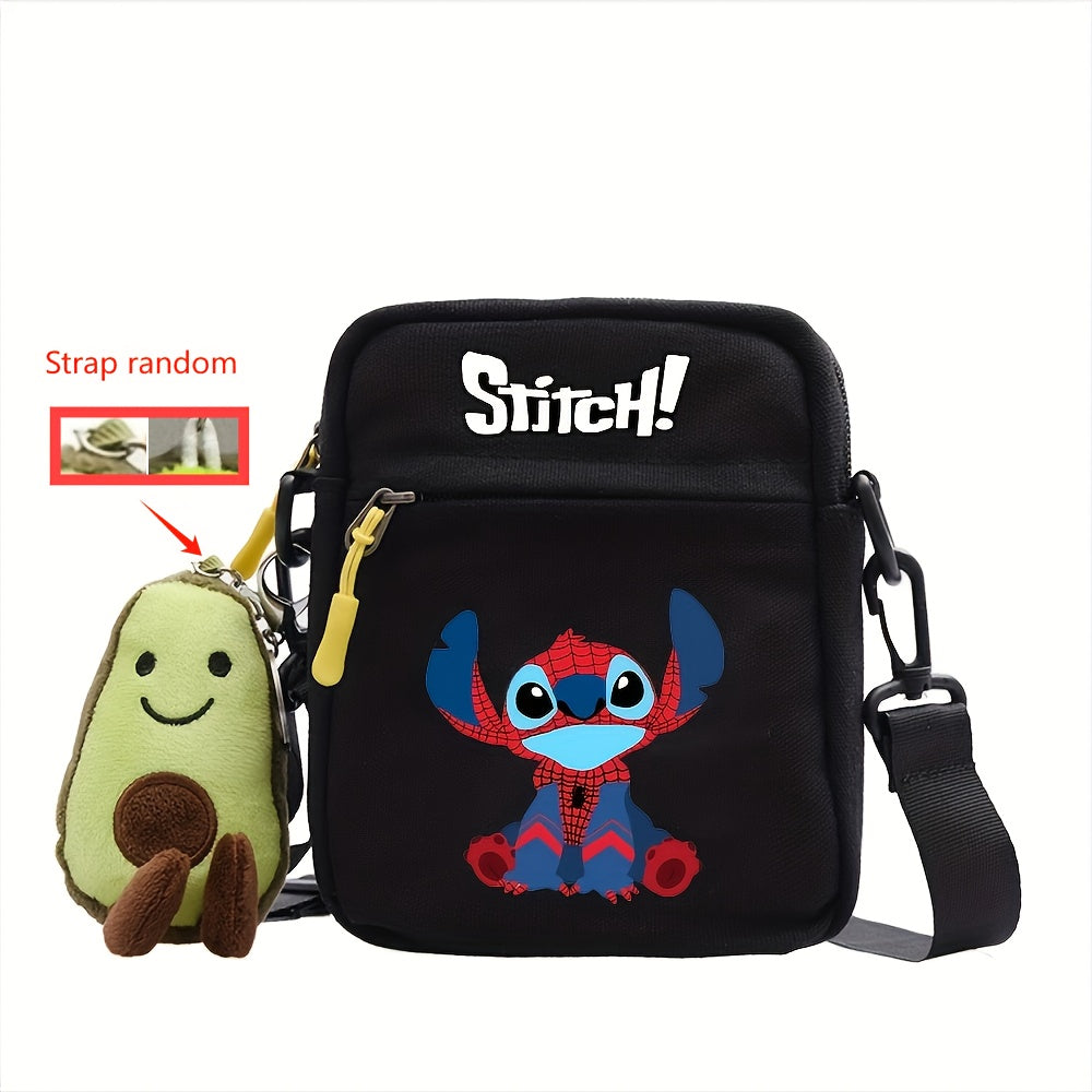 Stitch Enchantment - Vibrant Disney Shoulder Bag - Durable Canvas, Anime-inspired, Perfect for Everyday Essentials