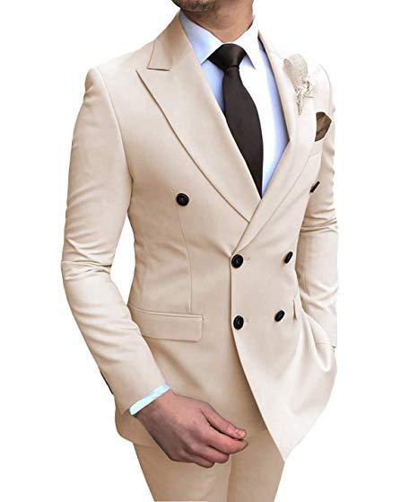 New Suit Suit Men's Two-Piece Suit Groomsman Costume Wedding Dress Men's Suit Suit Slim-Fitting New