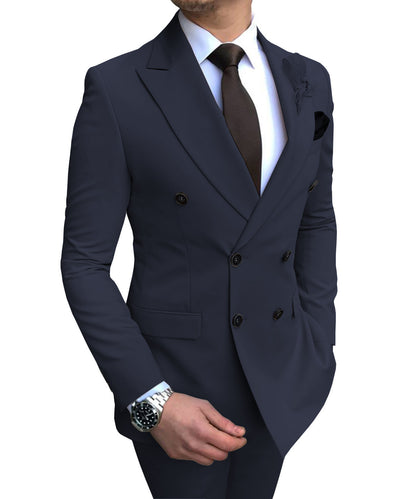 New Suit Suit Men's Two-Piece Suit Groomsman Costume Wedding Dress Men's Suit Suit Slim-Fitting New