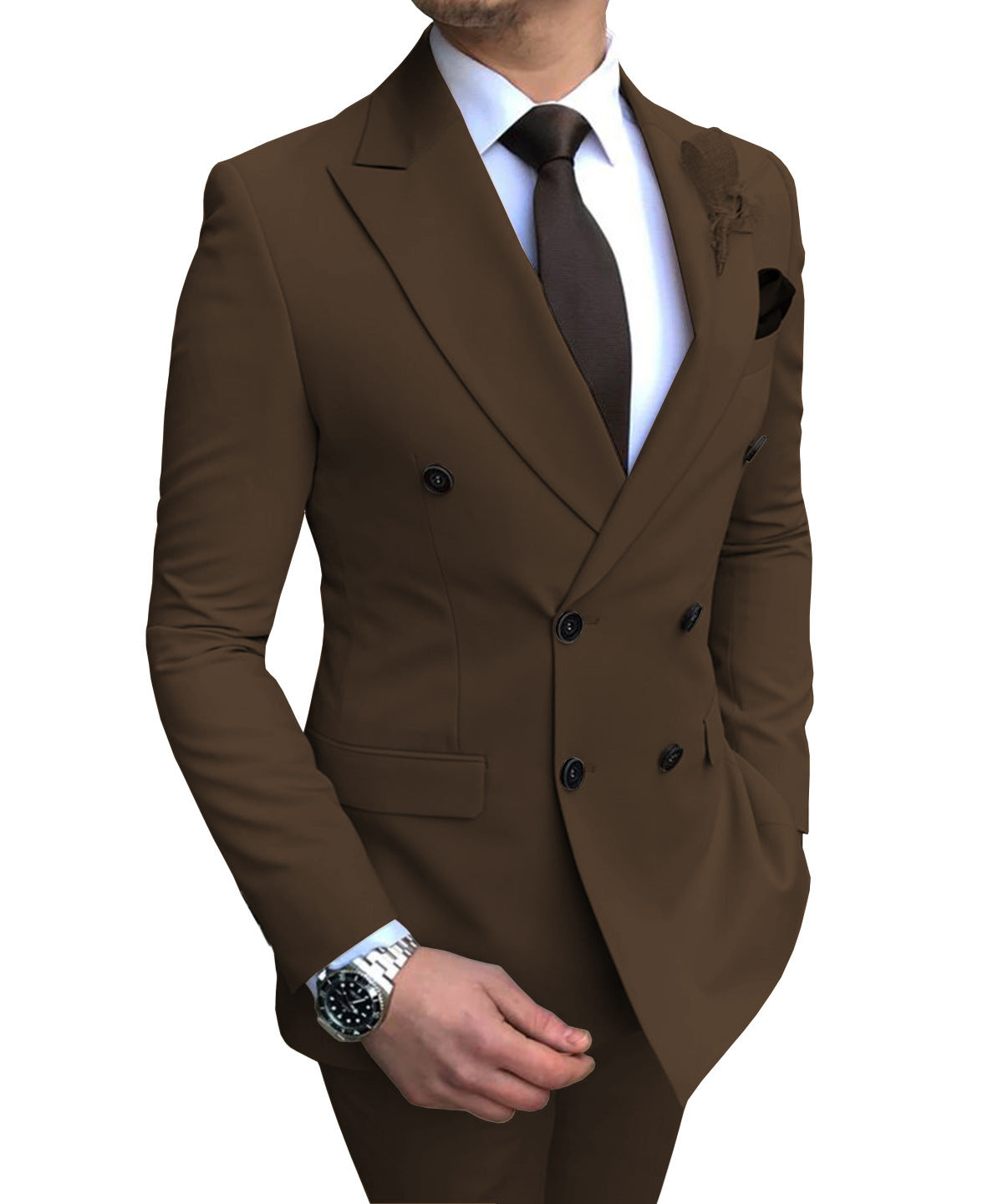 New Suit Suit Men's Two-Piece Suit Groomsman Costume Wedding Dress Men's Suit Suit Slim-Fitting New