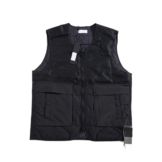 Vests Mens and women's No hat Sleeveless Jacket Cotton-Padded Autumn Winter Casual Coats Male Waistcoat bodywarmer down vest