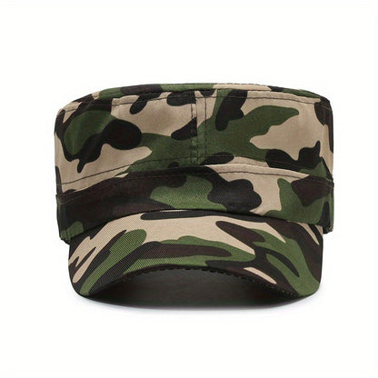 1pc Fashion Outdoor Sports Camouflage Training Hat, Forest Training Camouflage Unisex Hat