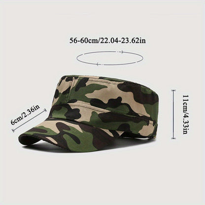 1pc Fashion Outdoor Sports Camouflage Training Hat, Forest Training Camouflage Unisex Hat