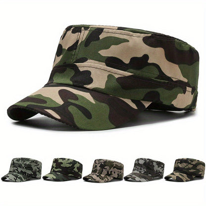 1pc Fashion Outdoor Sports Camouflage Training Hat, Forest Training Camouflage Unisex Hat