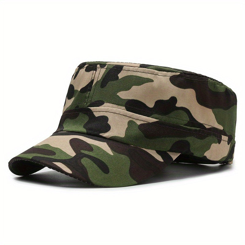 1pc Fashion Outdoor Sports Camouflage Training Hat, Forest Training Camouflage Unisex Hat