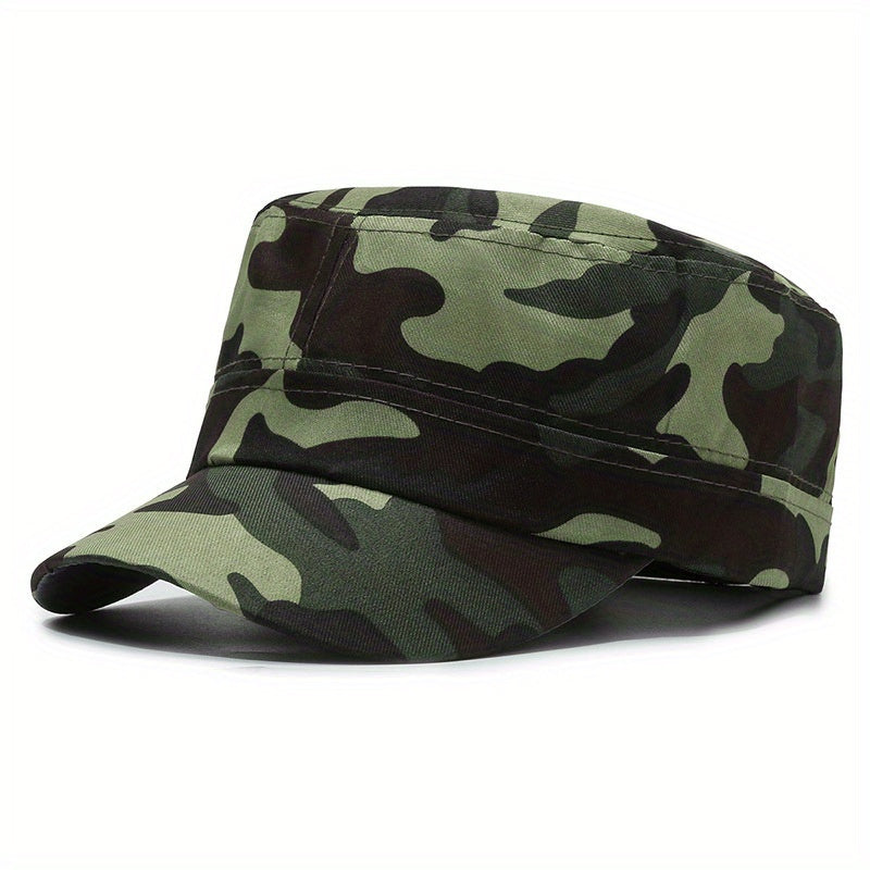 1pc Fashion Outdoor Sports Camouflage Training Hat, Forest Training Camouflage Unisex Hat