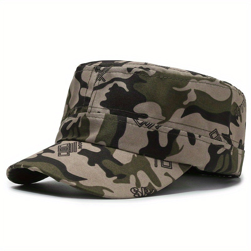 1pc Fashion Outdoor Sports Camouflage Training Hat, Forest Training Camouflage Unisex Hat