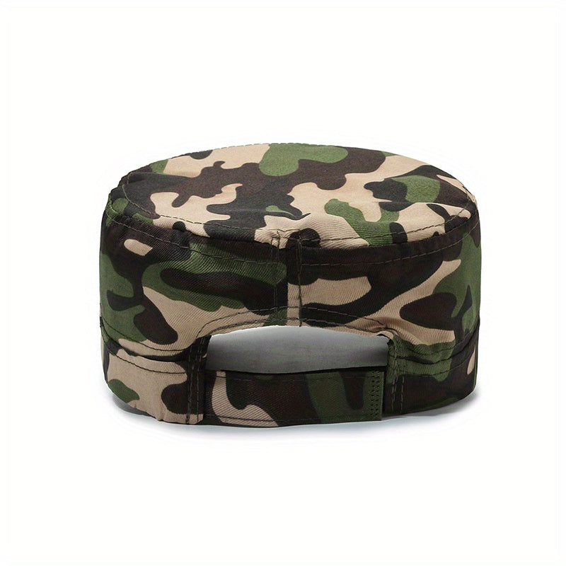 1pc Fashion Outdoor Sports Camouflage Training Hat, Forest Training Camouflage Unisex Hat