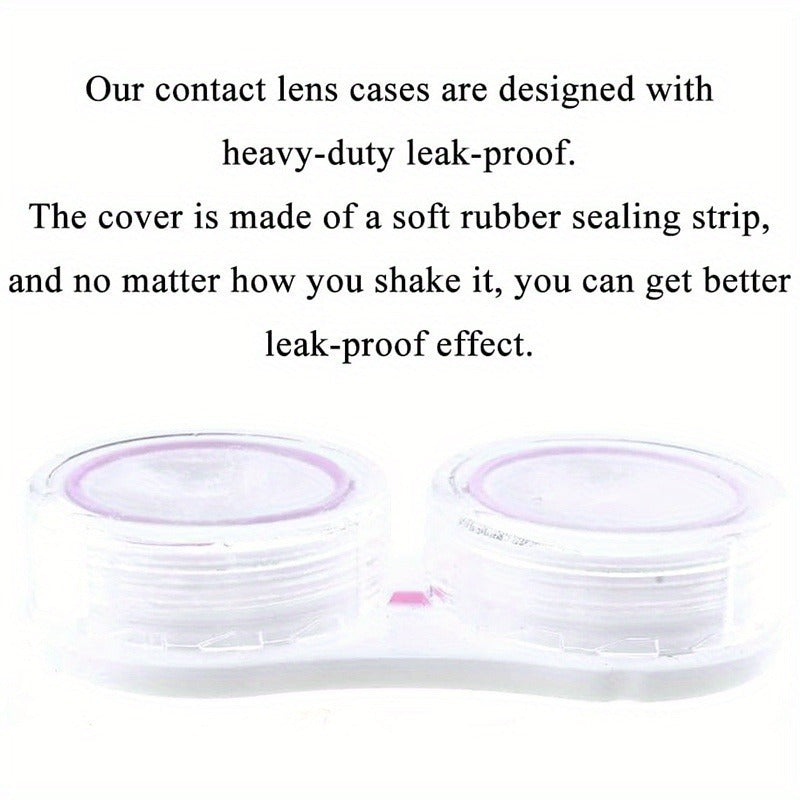 4pcs Contact Lens Care Kit: Portable Case, Easy-Use Applicator & Tweezers - Essential for On-the-Go Eye Care