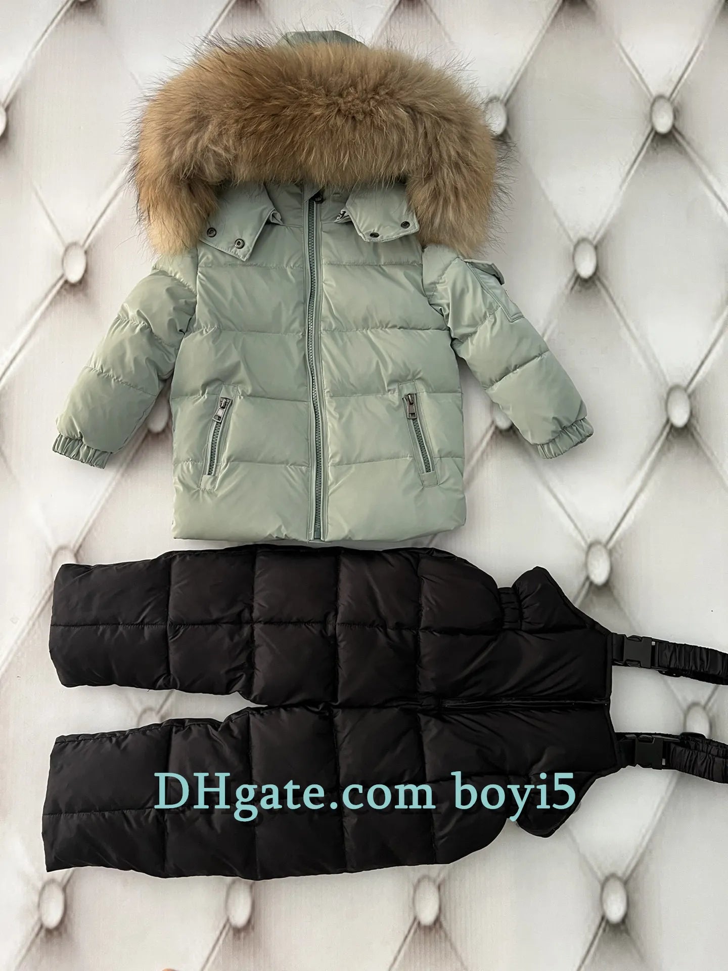 Down coat childrens jacket baby boys clothing Winter outwear keep warm puffer jackets kids fur collar hooded outerwear coats for boy girls clothes Christmas gift