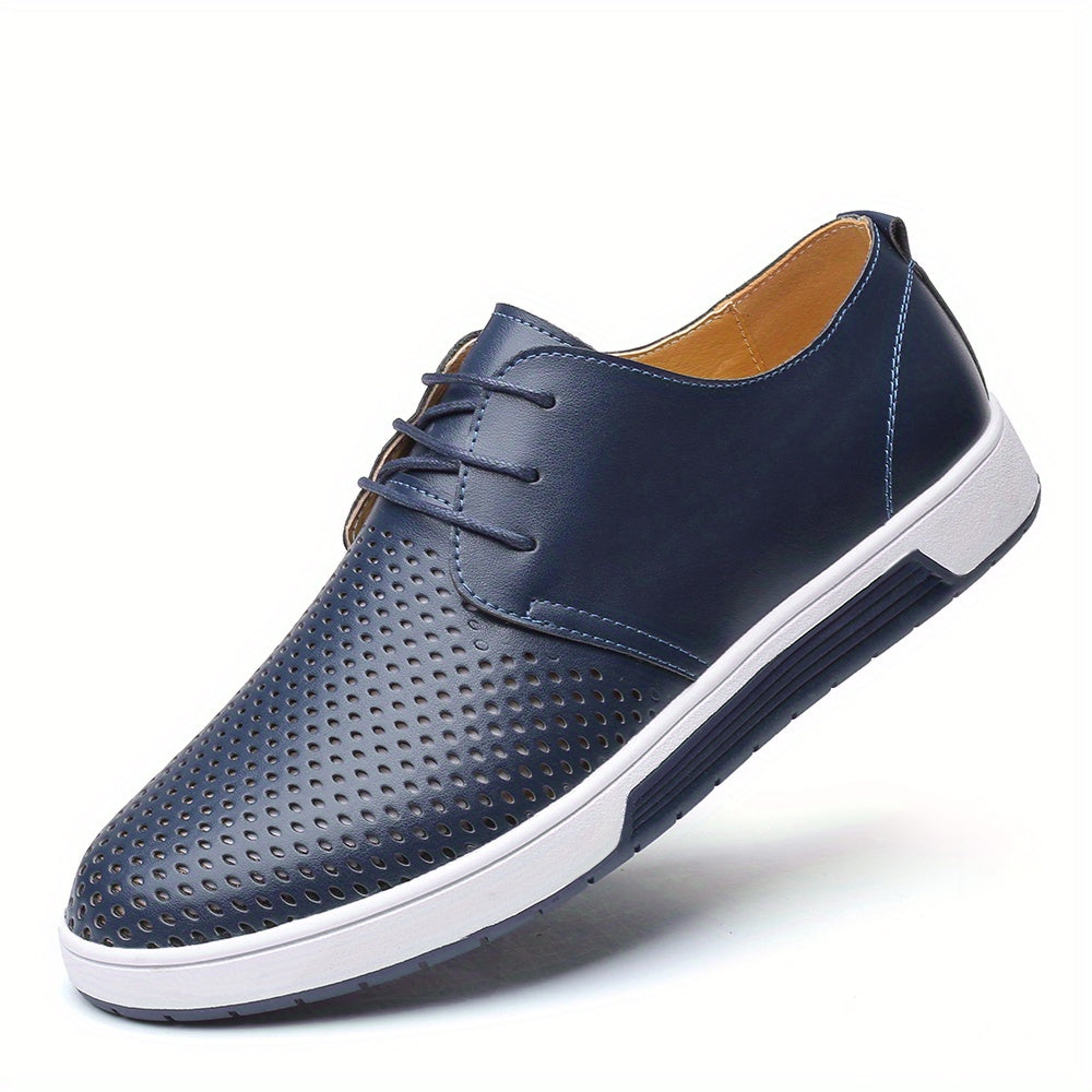 Mens Classic Oxford Dress Shoes - Lightweight & Comfortable, Perfect for Business, Office & Outdoor - Durable Sneakers for Walking, Stylish & Slip-Resistant Footwear