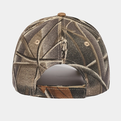 Lightweight Deer-Embroidered Camo Cap for Outdoor Sports - Sun-Protective, Stylish, & Durable