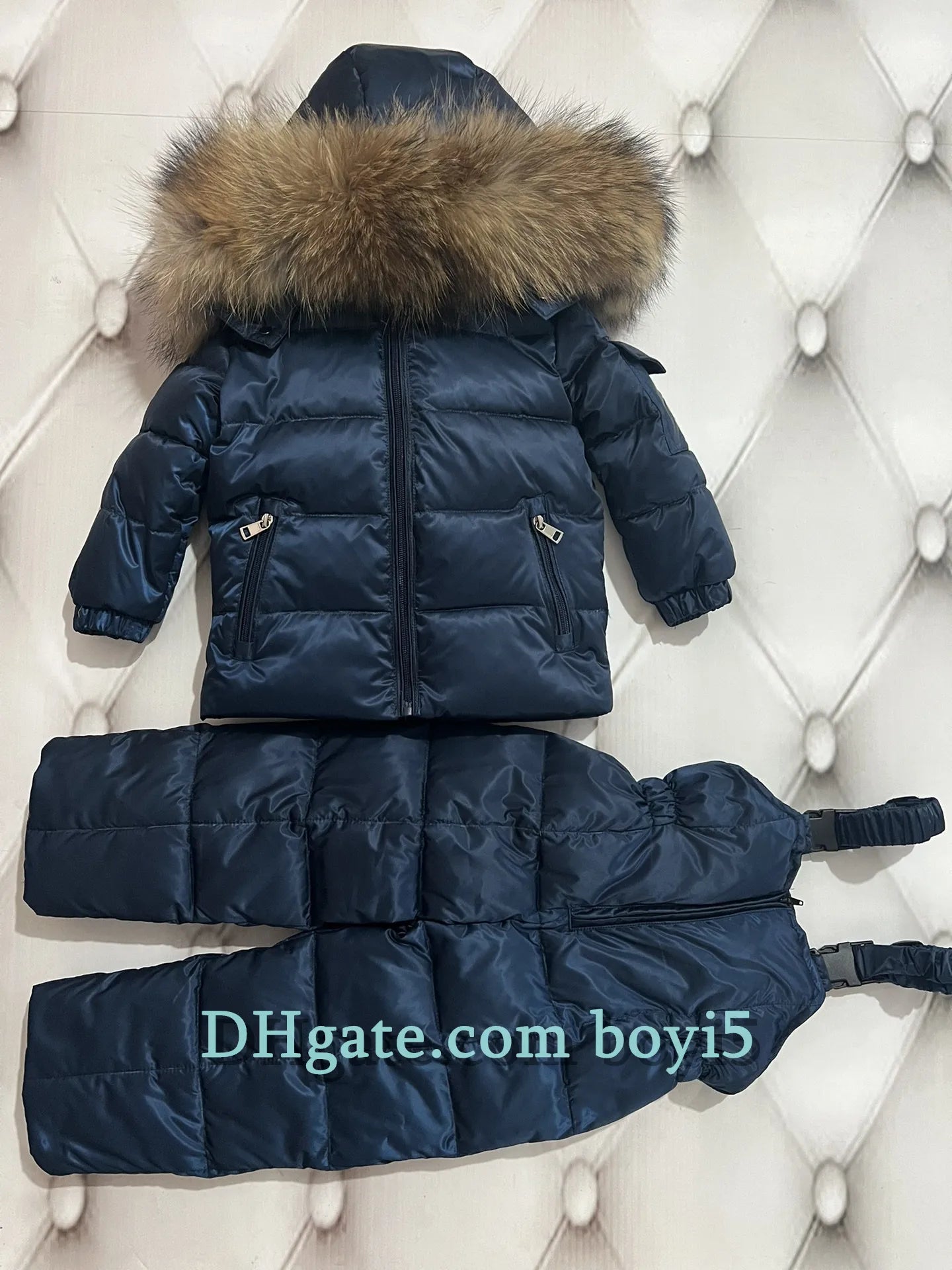 Down coat childrens jacket baby boys clothing Winter outwear keep warm puffer jackets kids fur collar hooded outerwear coats for boy girls clothes Christmas gift