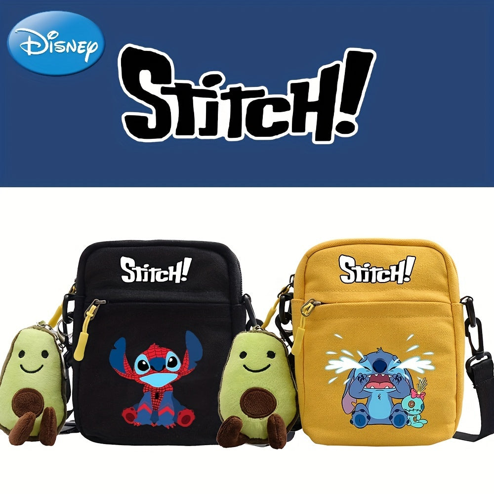 Stitch Enchantment - Vibrant Disney Shoulder Bag - Durable Canvas, Anime-inspired, Perfect for Everyday Essentials