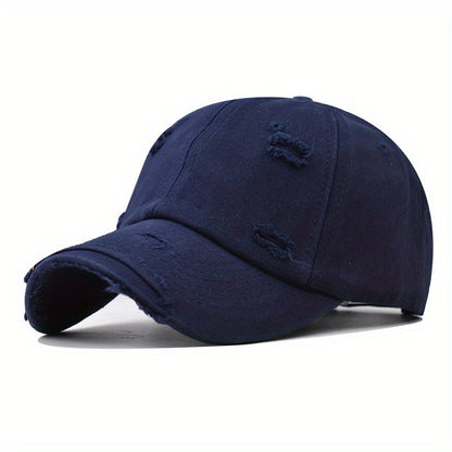 Enhanced Depth Retro Solid Color Baseball Cap - Unisex Sports Dad Hat with Timeless Style - Perfect All-Match, Comfortable Fit for Men & Women - An Ideal Gift Choice