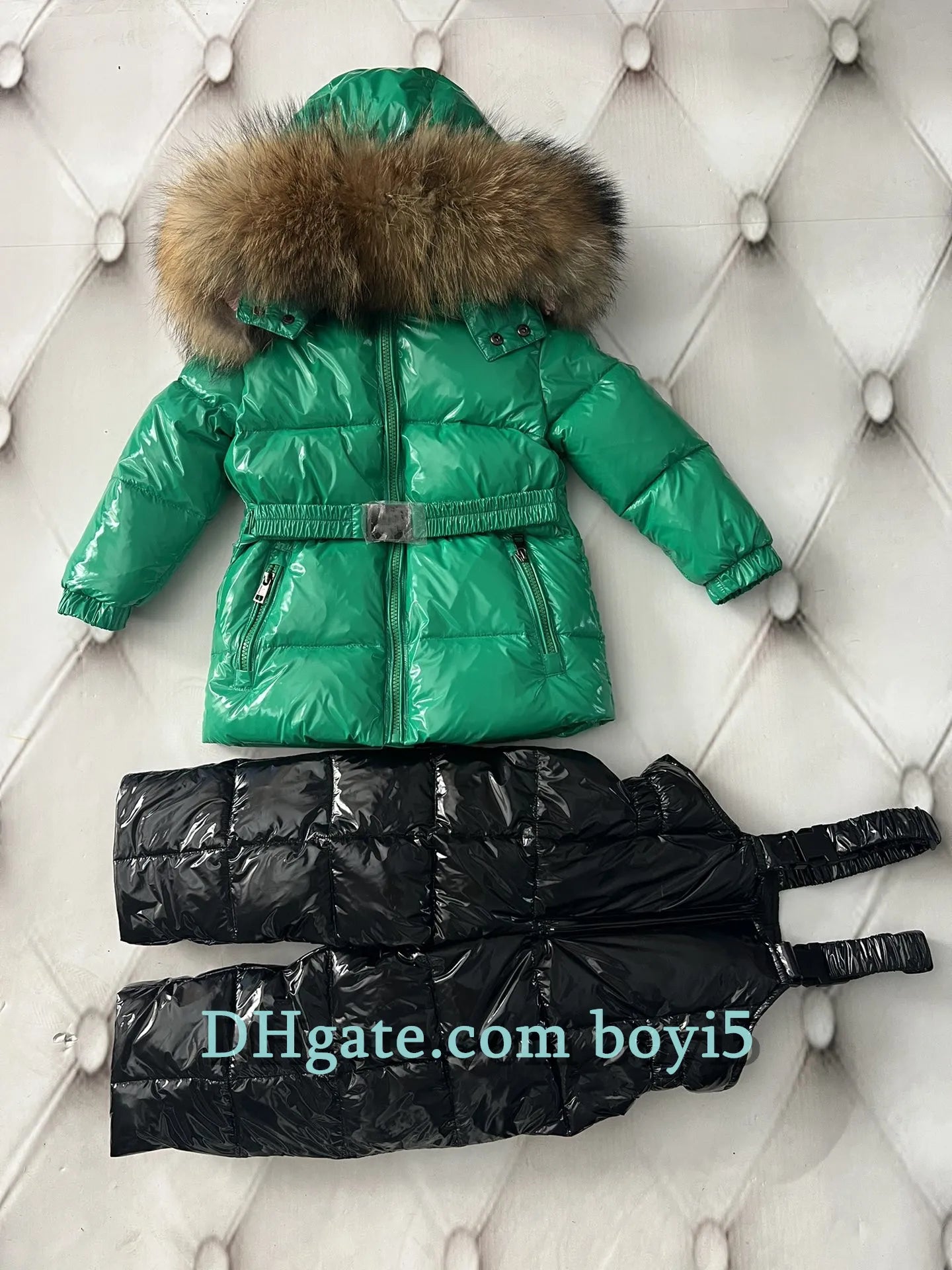 Down coat childrens jacket baby boys clothing Winter outwear keep warm puffer jackets kids fur collar hooded outerwear coats for boy girls clothes Christmas gift