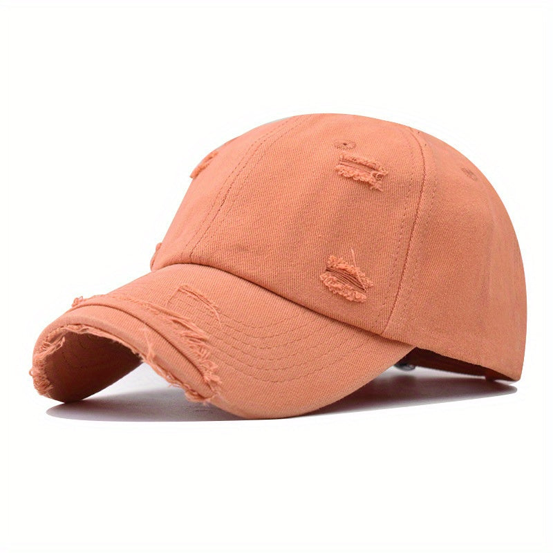 Enhanced Depth Retro Solid Color Baseball Cap - Unisex Sports Dad Hat with Timeless Style - Perfect All-Match, Comfortable Fit for Men & Women - An Ideal Gift Choice