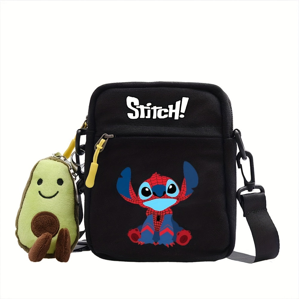 Stitch Enchantment - Vibrant Disney Shoulder Bag - Durable Canvas, Anime-inspired, Perfect for Everyday Essentials