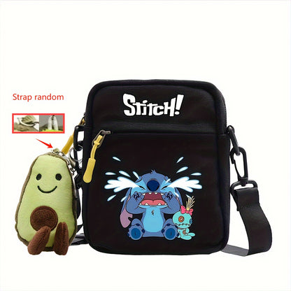 Stitch Enchantment - Vibrant Disney Shoulder Bag - Durable Canvas, Anime-inspired, Perfect for Everyday Essentials