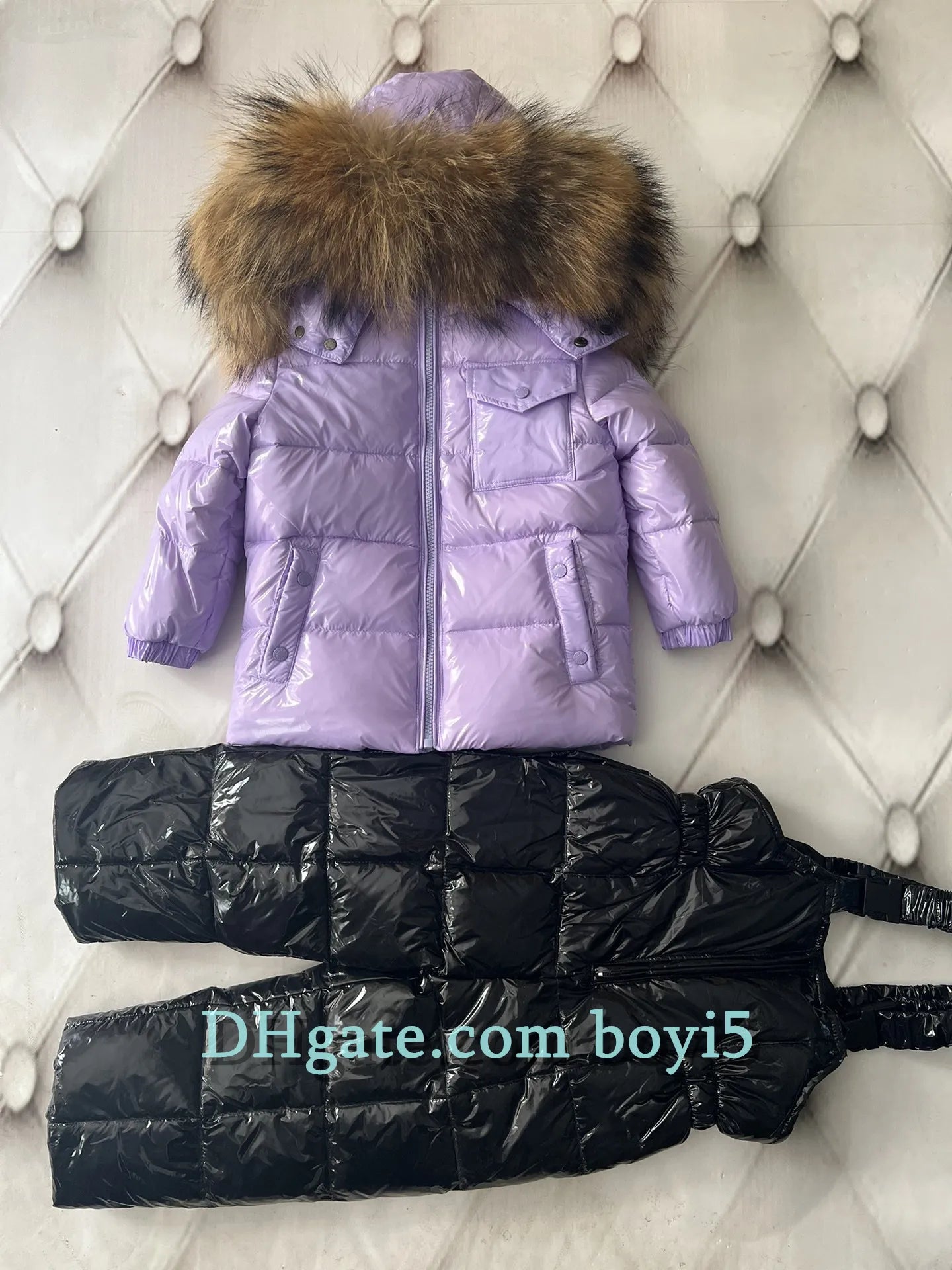 Down coat childrens jacket baby boys clothing Winter outwear keep warm puffer jackets kids fur collar hooded outerwear coats for boy girls clothes Christmas gift