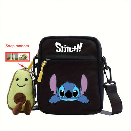 Stitch Enchantment - Vibrant Disney Shoulder Bag - Durable Canvas, Anime-inspired, Perfect for Everyday Essentials