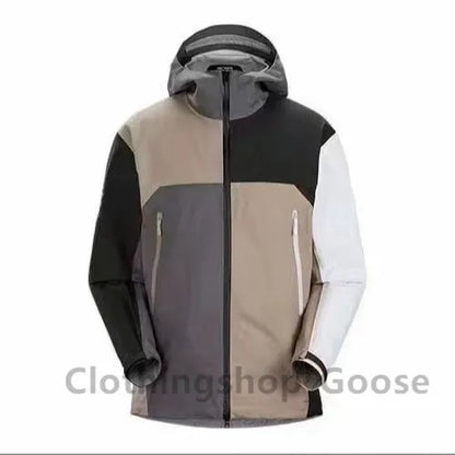 Men Jacket ARC Three Layer Outdoor zipper jackets Waterproof warm Jackets For sports Men Women SV/LT GORE-TEXPRO Male Casual Lightweight Hiking