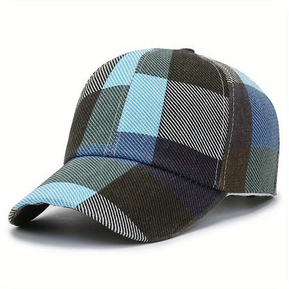 Versatile Mens Colorblock Baseball Cap - Classic Design for Spring and Autumn - Perfect Gift for Him, Boyfriend, Husband, or Dad