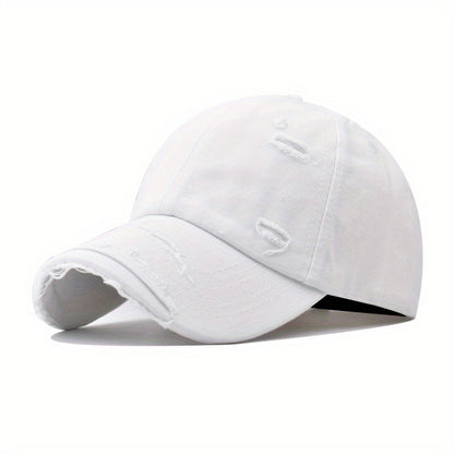 Enhanced Depth Retro Solid Color Baseball Cap - Unisex Sports Dad Hat with Timeless Style - Perfect All-Match, Comfortable Fit for Men & Women - An Ideal Gift Choice