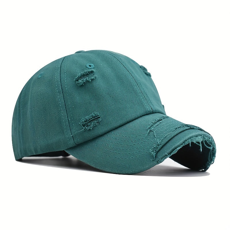 Enhanced Depth Retro Solid Color Baseball Cap - Unisex Sports Dad Hat with Timeless Style - Perfect All-Match, Comfortable Fit for Men & Women - An Ideal Gift Choice