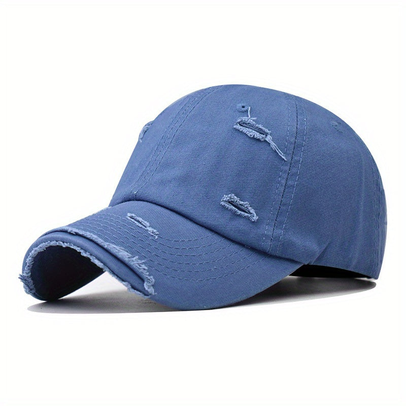 Enhanced Depth Retro Solid Color Baseball Cap - Unisex Sports Dad Hat with Timeless Style - Perfect All-Match, Comfortable Fit for Men & Women - An Ideal Gift Choice