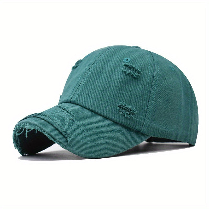 Enhanced Depth Retro Solid Color Baseball Cap - Unisex Sports Dad Hat with Timeless Style - Perfect All-Match, Comfortable Fit for Men & Women - An Ideal Gift Choice