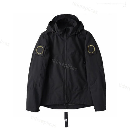 coat mens jacket designer jacket Winter reflective down cotton jackets nylon waterproof warm coats couple models Medal compass embroidery Functional windproof