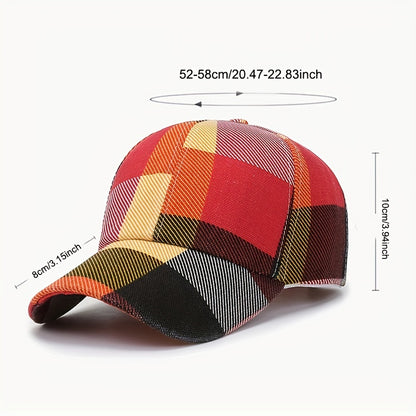 Versatile Mens Colorblock Baseball Cap - Classic Design for Spring and Autumn - Perfect Gift for Him, Boyfriend, Husband, or Dad