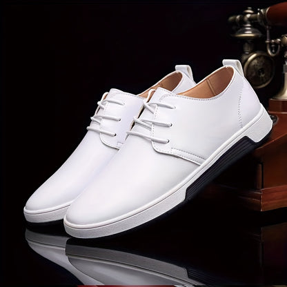 Mens Derby Shoes - Comfortable & Durable Dress Sneakers for Business & Casual - Lightweight, Breathable, Slip-Resistant - Ideal for Office, Walking, and Stylish Everyday Wear - Mens Footwear for Fashion-conscious Gentlemen