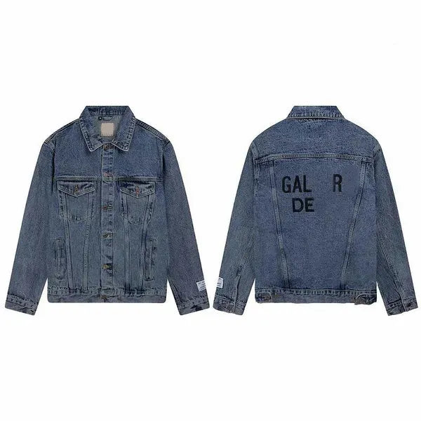 Clothing Designer galleries Men's and Women's Denim Jacket Men's Casual Autumn/Winter Brand Fashion Luxury back Printed Jacket Designer clothing Jacket