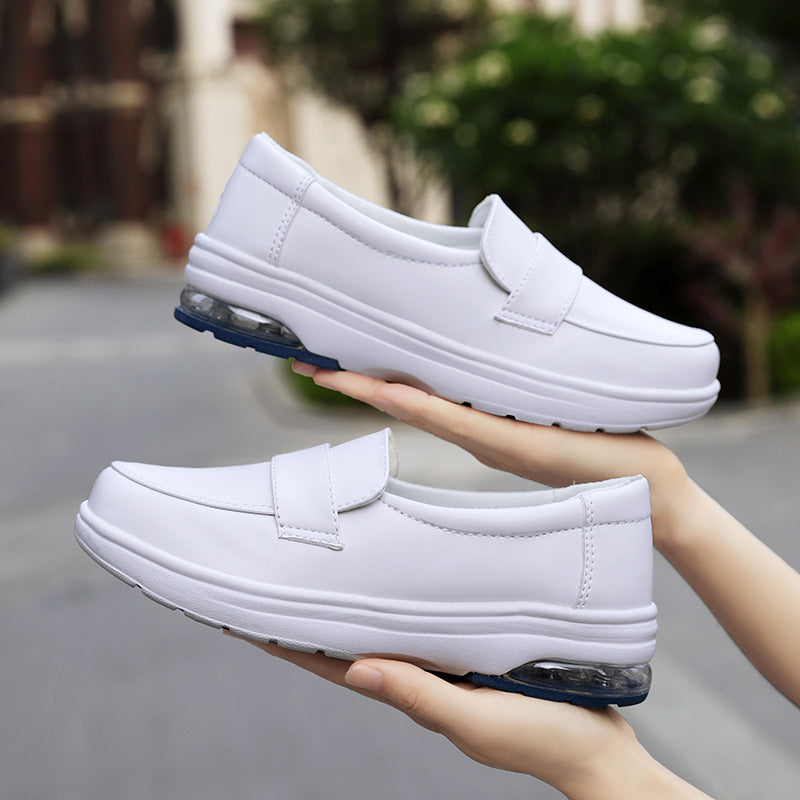 loveccr Spring and Autumn New Cross-Border Casual Shoes Fashion Sports Shoes Slip-on Nurse Shoes Trendy plus Size Women's Shoes