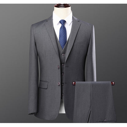 LOVECCR   Suit Business Men's Suit Set  New High-End Business Clothing Suit New Polo Best Man Dress Jacket