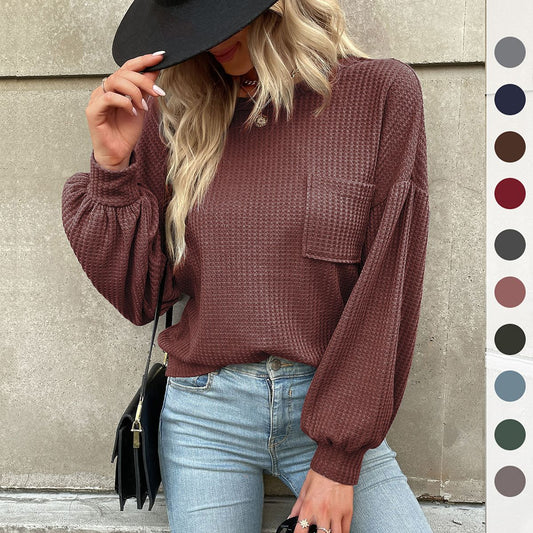 LOVECCR New popular New 2025 Popular Top Long Sleeve Cross-border Hot Trade Backless Hollow Knitted Sweater Women