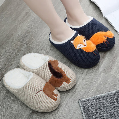 New Products in Stock Cartoon Cotton Slippers Men and Women Indoor Cotton Slippers Cartoon Cute Thermal Cotton Slippers Cotton Slippers