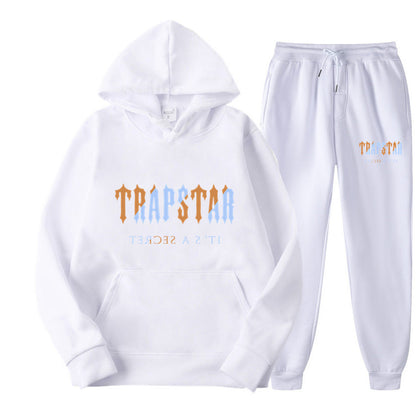 Cross-Border Ozon Independent Station Hot Sale European and American Fashion Brand Trapstar Printed Men's Sports Sweater Hoodie Suit