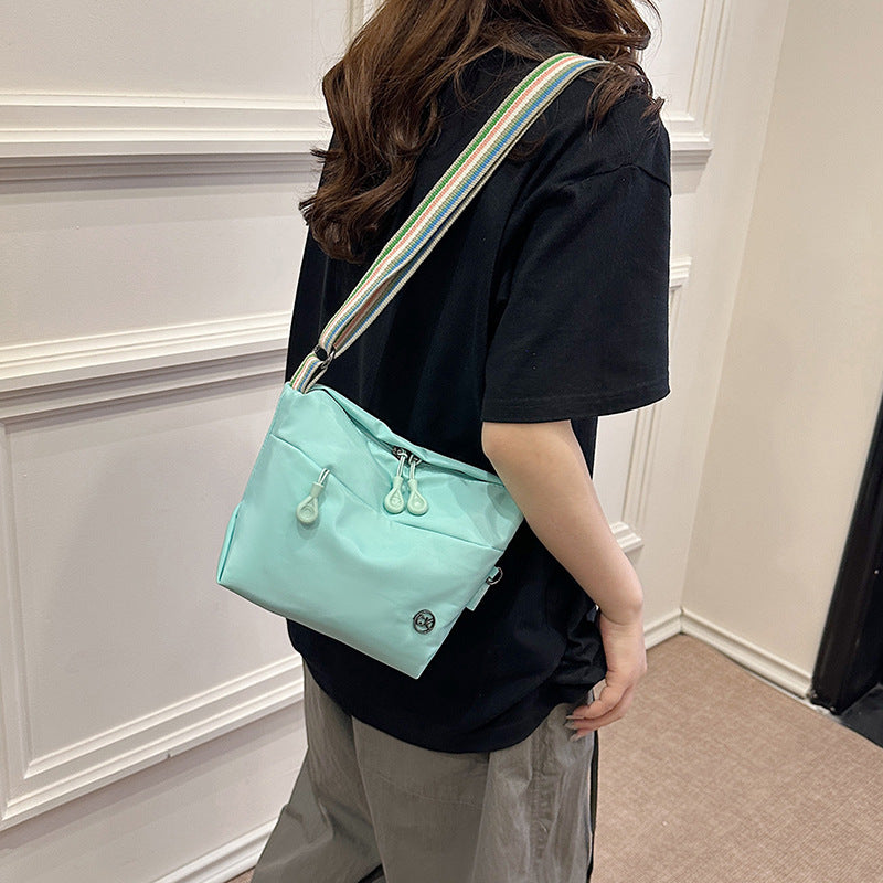 loveccr Cross-Border Fashion Small Square Bag New Trendy One-Shoulder Bag Women's Waterproof Lightweight Crossbody Bag Minimalism Small Shoulder Bag