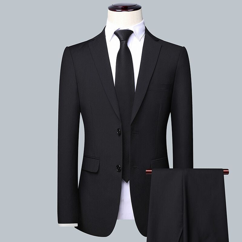 LOVECCR   Suit Business Men's Suit Set  New High-End Business Clothing Suit New Polo Best Man Dress Jacket