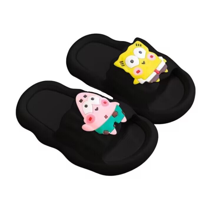 Women's Slippers Summer  Cartoon Cute Indoor Home Bath Non-Slip Deodorant Couples Sandals Outerwear Women