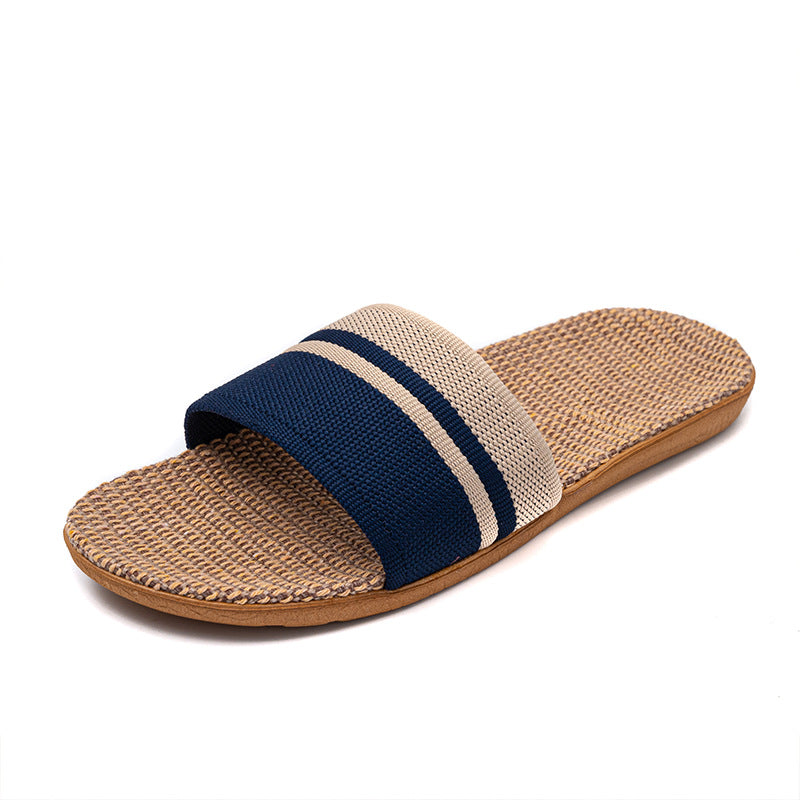 Four Seasons Sandals Linen Slippers Women's Home Breathable Indoor Lightweight New Slippers Home Shoes Slippers Wholesale