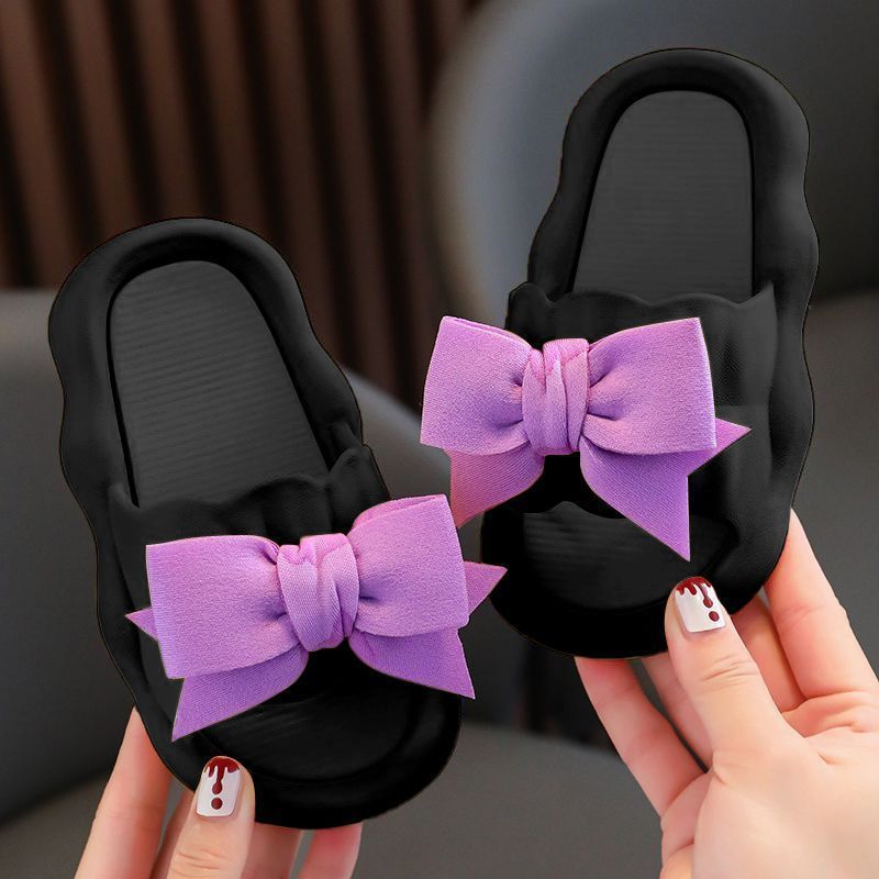 Women's Slippers Summer  Cartoon Cute Indoor Home Bath Non-Slip Deodorant Couples Sandals Outerwear Women