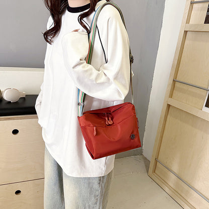 loveccr Cross-Border Fashion Small Square Bag New Trendy One-Shoulder Bag Women's Waterproof Lightweight Crossbody Bag Minimalism Small Shoulder Bag