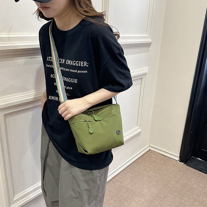 loveccr Cross-Border Fashion Small Square Bag New Trendy One-Shoulder Bag Women's Waterproof Lightweight Crossbody Bag Minimalism Small Shoulder Bag